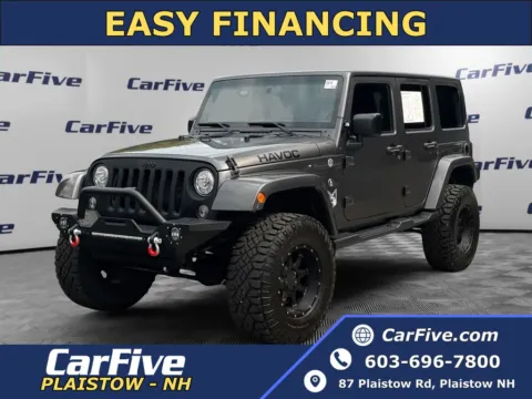 Gray 2017 Jeep Wrangler Unlimited Sahara for sale in Plaistow, NH