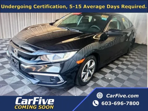 Black 2020 Honda Civic LX for sale in Plaistow, NH