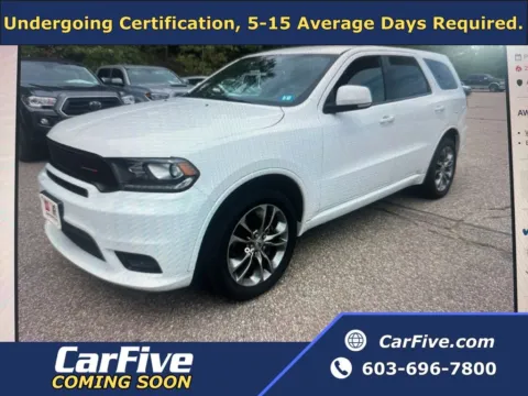 White 2019 Dodge Durango GT Plus for sale in Plaistow, NH