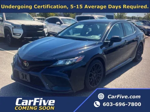 Black 2021 Toyota Camry SE for sale in Plaistow, NH