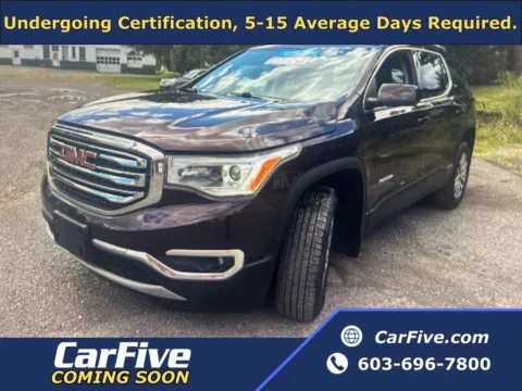 Black 2018 GMC Acadia SLE-2 for sale in Plaistow, NH