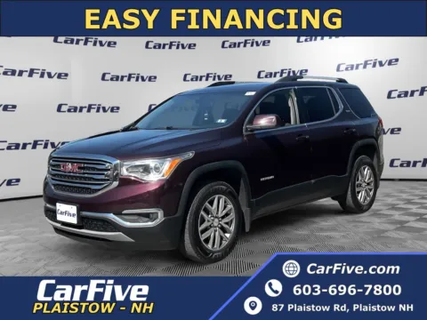 Black 2018 GMC Acadia SLE-2 for sale in Plaistow, NH