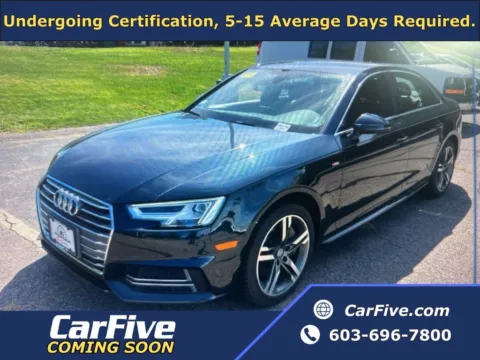 Black 2017 Audi A4 2.0T Premium Plus for sale in Plaistow, NH