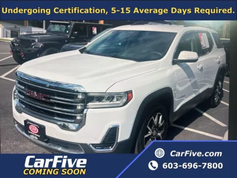 White 2022 GMC Acadia SLE for sale in Plaistow, NH