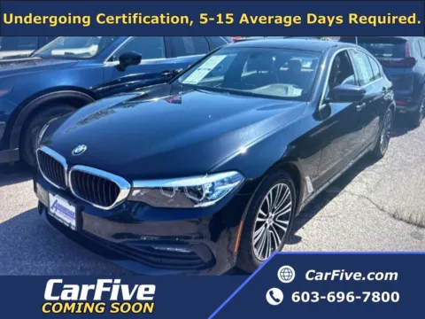 Black 2018 BMW 5 Series 530i xDrive for sale in Plaistow, NH