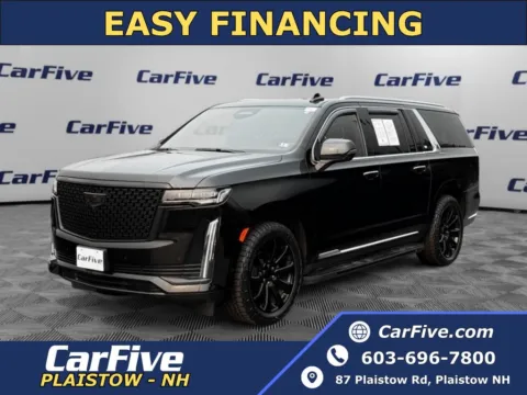 Black 2021 Cadillac Escalade ESV Premium for sale in Plaistow, NH