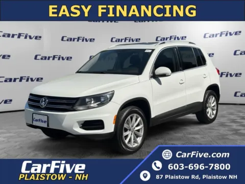 White 2017 Volkswagen Tiguan 2.0T Wolfsburg Edition for sale in Plaistow, NH