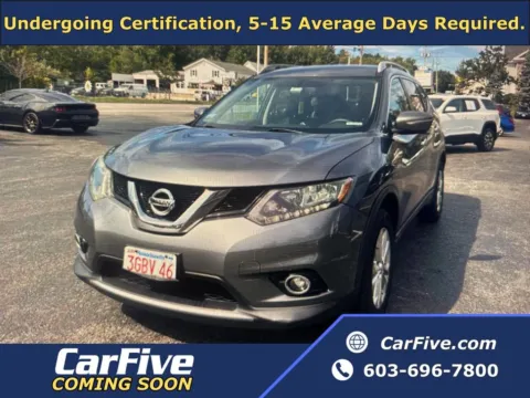 Gray 2015 Nissan Rogue SV for sale in Plaistow, NH