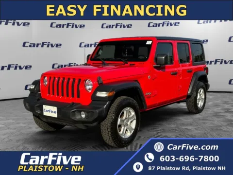 Red 2019 Jeep Wrangler Unlimited Sport S for sale in Plaistow, NH