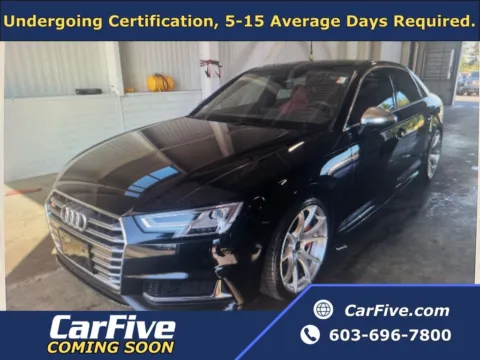Black 2018 Audi S4 3.0T Premium Plus for sale in Plaistow, NH