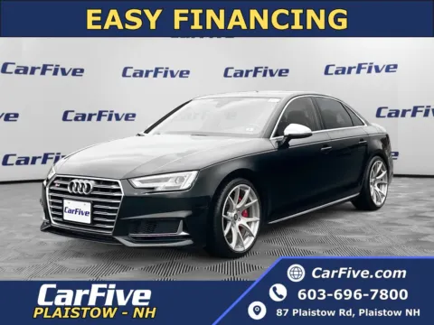 Black 2018 Audi S4 3.0T Premium Plus for sale in Plaistow, NH