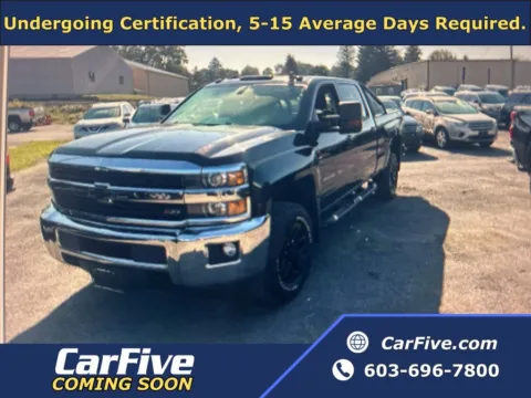 Black 2017 Chevrolet Silverado 2500HD LT for sale in Plaistow, NH