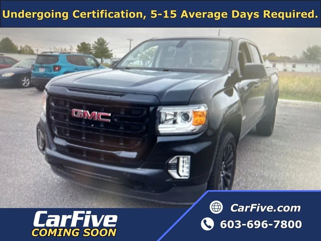 Black 2021 GMC Canyon Elevation for sale in Plaistow, NH