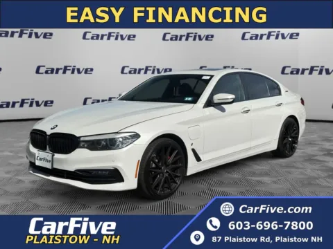 White 2018 BMW 5 Series 530e xDrive iPerformance for sale in Plaistow, NH
