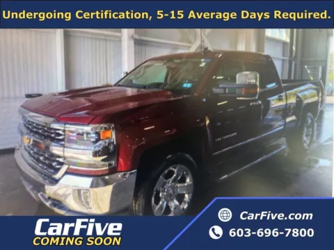 Red 2017 Chevrolet Silverado 1500 LTZ for sale in Plaistow, NH
