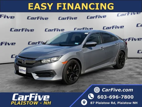 Silver 2017 Honda Civic LX for sale in Plaistow, NH