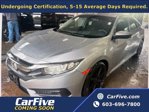 Silver 2017 Honda Civic LX for sale in Plaistow, NH