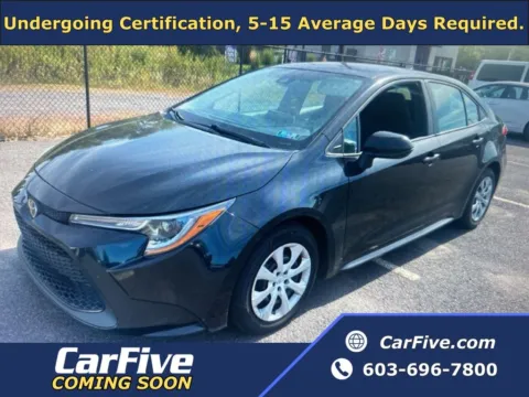 Black 2021 Toyota Corolla LE for sale in Plaistow, NH
