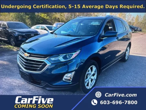 Blue 2019 Chevrolet Equinox LT for sale in Plaistow, NH