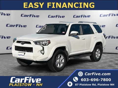 White 2018 Toyota 4Runner SR5 Premium for sale in Plaistow, NH