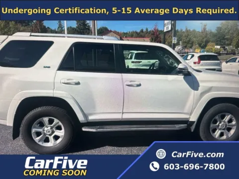 White 2018 Toyota 4Runner SR5 Premium for sale in Plaistow, NH