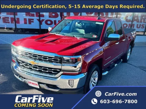 Red 2018 Chevrolet Silverado 1500 LTZ for sale in Plaistow, NH