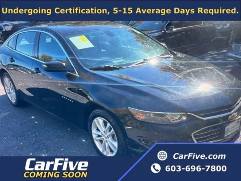 Black 2018 Chevrolet Malibu LT for sale in Plaistow, NH