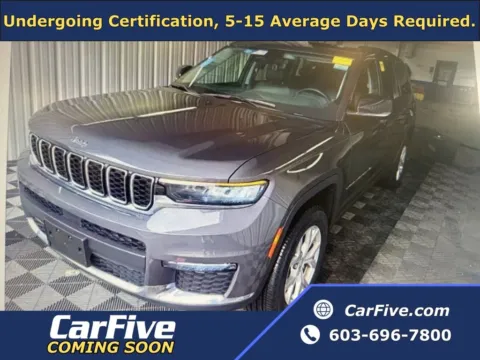 Gray 2022 Jeep Grand Cherokee L Limited for sale in Plaistow, NH