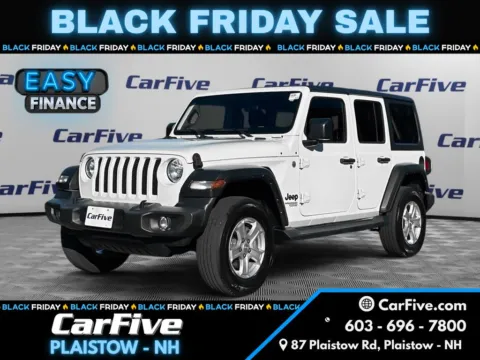 White 2021 Jeep Wrangler Unlimited Sport S for sale in Plaistow, NH