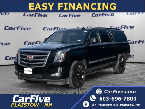 Black 2017 Cadillac Escalade ESV Platinum Edition for sale in Plaistow, NH