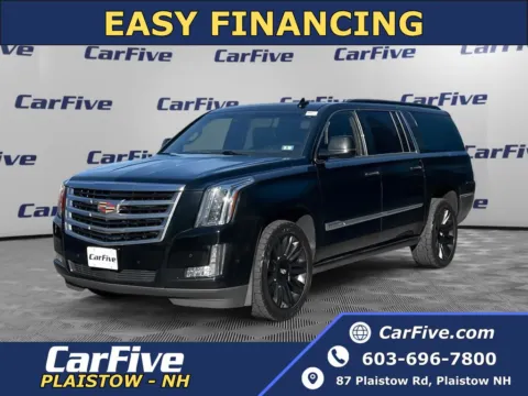 Black 2017 Cadillac Escalade ESV Platinum Edition for sale in Plaistow, NH