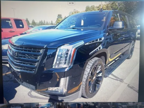 Black 2017 Cadillac Escalade ESV Platinum Edition for sale in Plaistow, NH