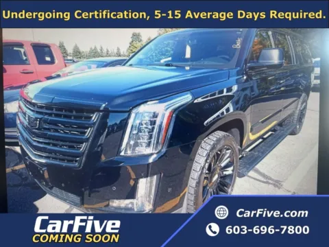 Black 2017 Cadillac Escalade ESV Platinum Edition for sale in Plaistow, NH