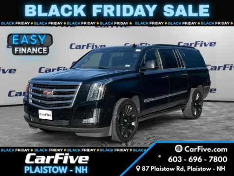 Black 2017 Cadillac Escalade ESV Platinum Edition for sale in Plaistow, NH