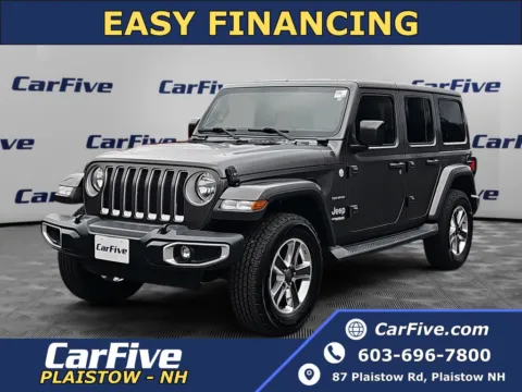 Gray 2018 Jeep Wrangler Unlimited Sahara for sale in Plaistow, NH