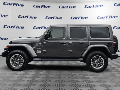 Another view of 2018 Jeep Wrangler Unlimited Sahara for sale in Plaistow, NH at CarFive Plaistow, NH