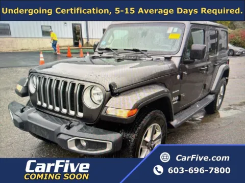 Gray 2018 Jeep Wrangler Unlimited Sahara for sale in Plaistow, NH