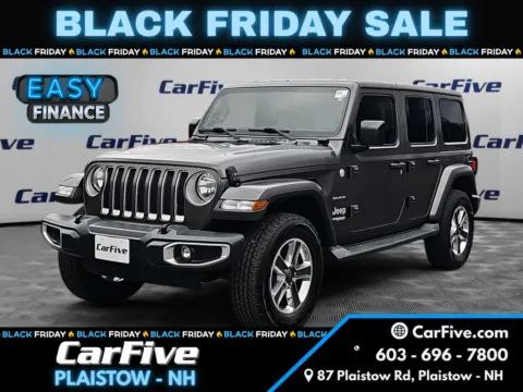 Gray 2018 Jeep Wrangler Unlimited Sahara for sale in Plaistow, NH