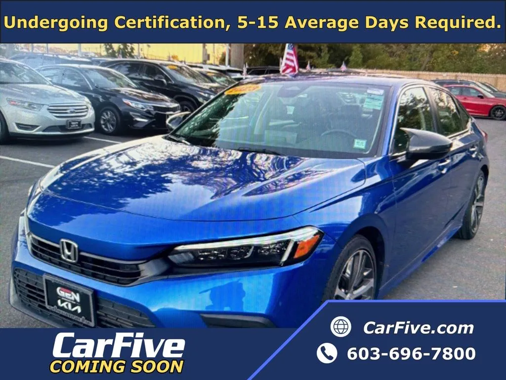 Blue 2023 Honda Civic Touring for sale in Plaistow, NH