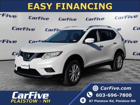 White 2015 Nissan Rogue SV for sale in Plaistow, NH