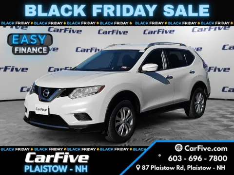 White 2015 Nissan Rogue SV for sale in Plaistow, NH