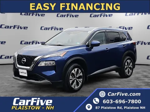Blue 2021 Nissan Rogue SV for sale in Plaistow, NH