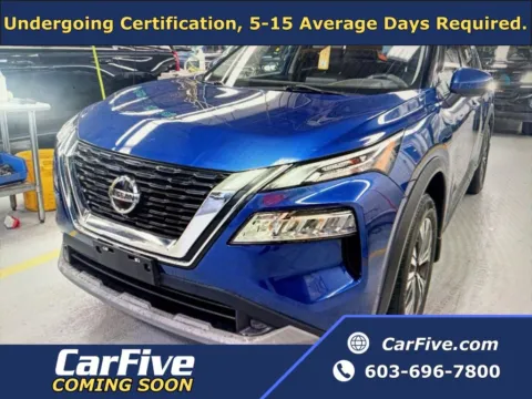 Blue 2021 Nissan Rogue SV for sale in Plaistow, NH