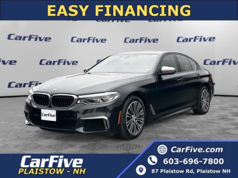 Black 2020 BMW 5 Series M550i xDrive for sale in Plaistow, NH
