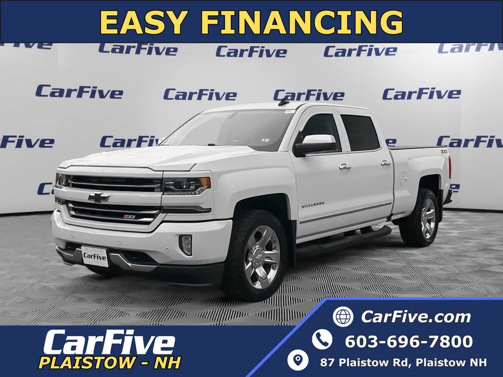 White 2017 Chevrolet Silverado 1500 LTZ for sale in Plaistow, NH