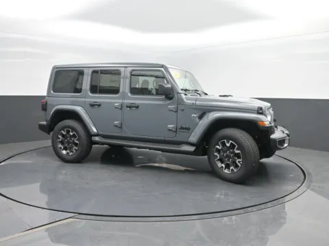 Photos of 2026 Jeep Wrangler Sahara for sale in Charles City, IA at Mike Molstead Motors Chrysler, Dodge, Jeep, and Ram