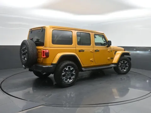 Photos of 2026 Jeep Wrangler Sahara for sale in Charles City, IA at Mike Molstead Motors Chrysler, Dodge, Jeep, and Ram