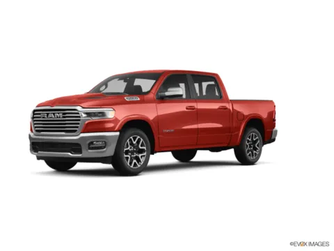 Red 2026 Ram 1500 Laramie for sale in Charles City, IA