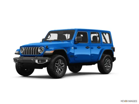 Blue 2026 Jeep Wrangler Sahara for sale in Charles City, IA