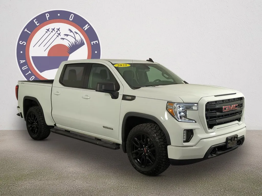 White 2021 GMC Sierra 1500 Elevation for sale in Fort Walton Beach, FL